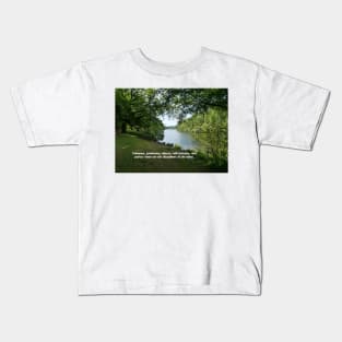 Calmness, gentleness, silence, self-restraint, and purity: these are the disciplines of the mind. Kids T-Shirt